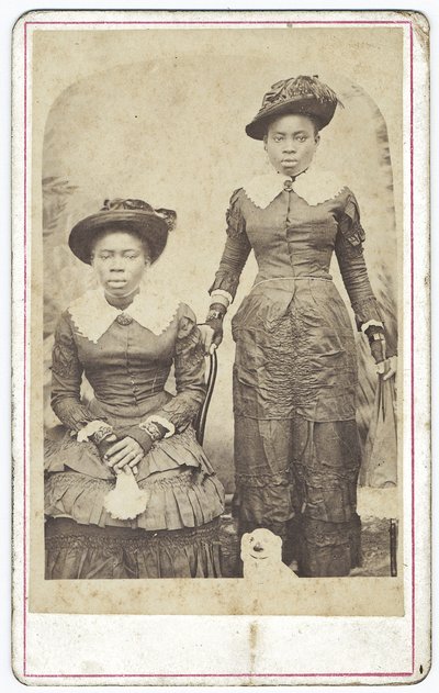 Double portrait, 1880s by B. J. Kuofi